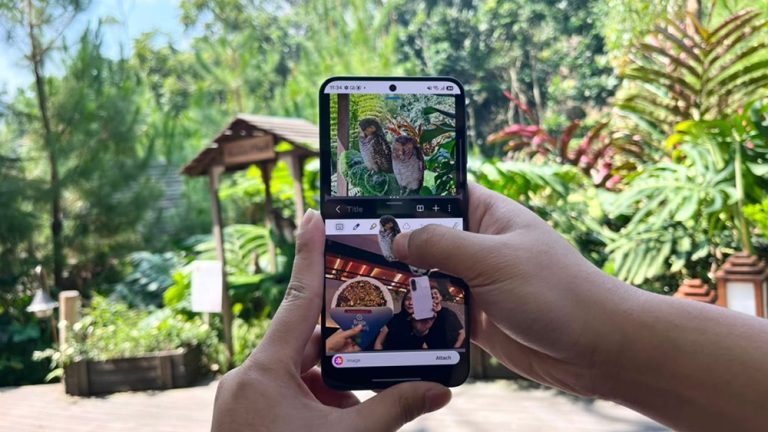 تعمل ميزة النوافذ المتعددة في هاتف Galaxy A57 5G على تغيير الطريقة التي ينشئ بها الجيل Z محتوى السفر على وسائل التواصل الاجتماعي