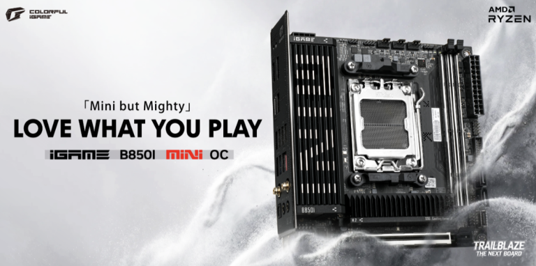 COLORFUL تطلق اللوحة الأم iGame B850I MINI OC وSFF خصيصًا لرفع تردد التشغيل